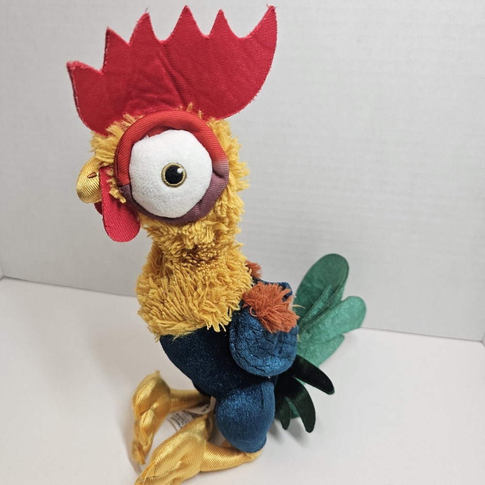 Disney Store Moana Hei Hei Chicken Rooster Plush Toy Stuffed Animal 12" - Picture 7 of 16
